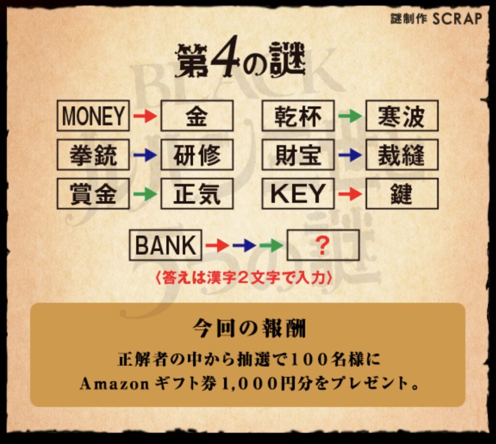 第4週 Nikka ルパン 謎解き Amazonギフト1000円分が当たるキャンペーンの謎解きを解いてみた 東京るんるん